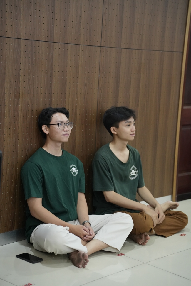 Đêm thiền trà - Khóa tu sinh viên “Hướng về Phật pháp.