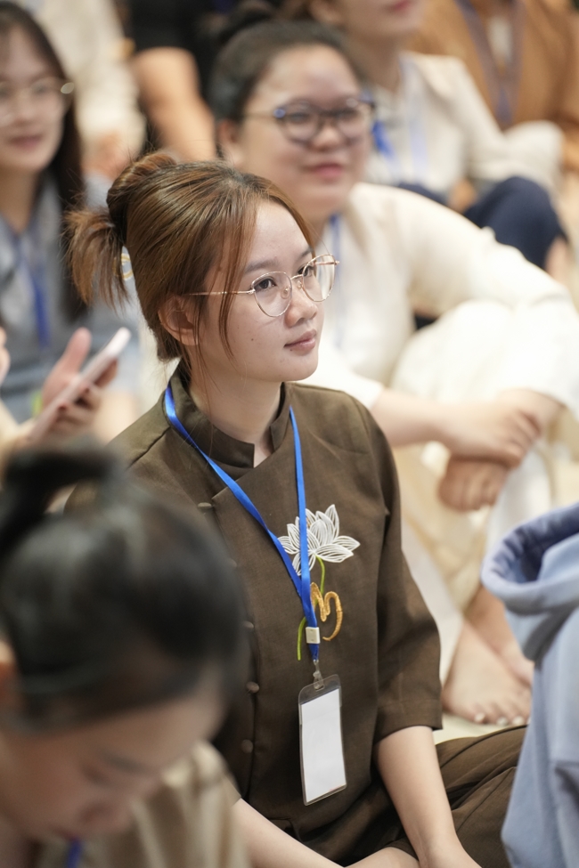 Khoá tu sinh viên Hướng về Phật pháp.