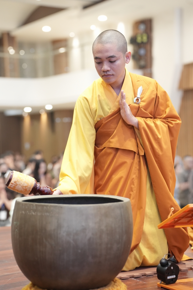 Khoá tu sinh viên Hướng về Phật pháp.