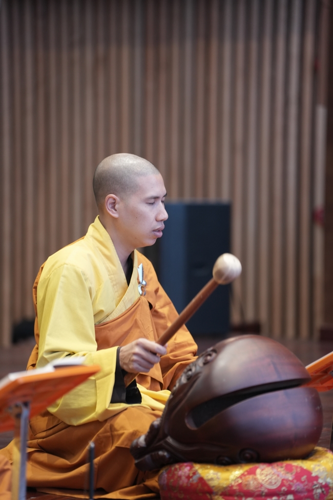 Khoá tu sinh viên Hướng về Phật pháp.