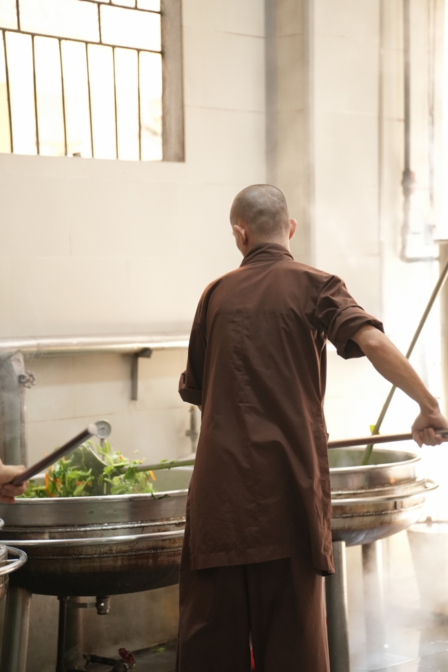 Khoá tu sinh viên Hướng về Phật pháp.