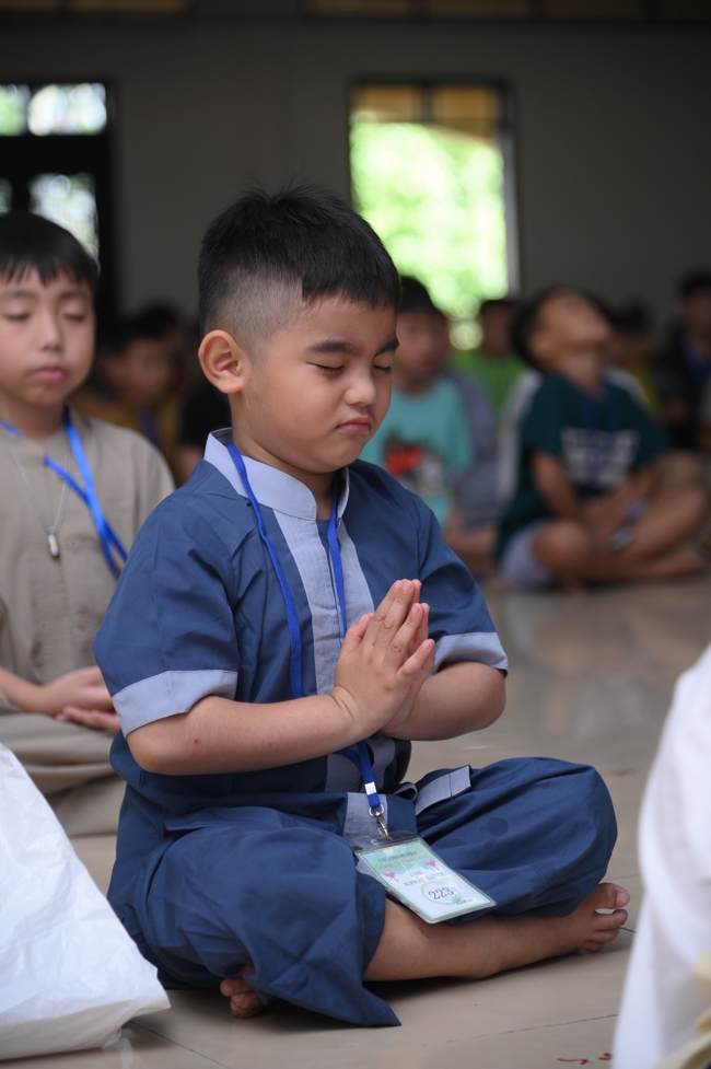 Khoá tu thiếu nhi “Em về bên Phật” Lần thứ 72.