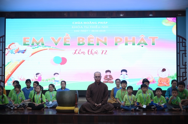 Khoá tu thiếu nhi “Em về bên Phật” Lần thứ 72.