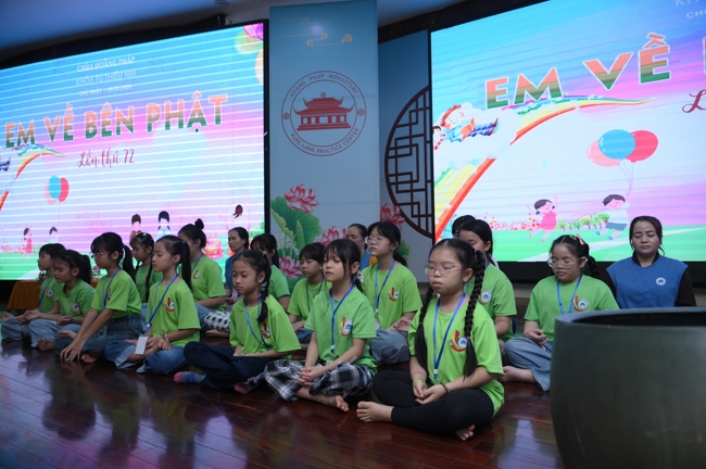 Khoá tu thiếu nhi “Em về bên Phật” Lần thứ 72.