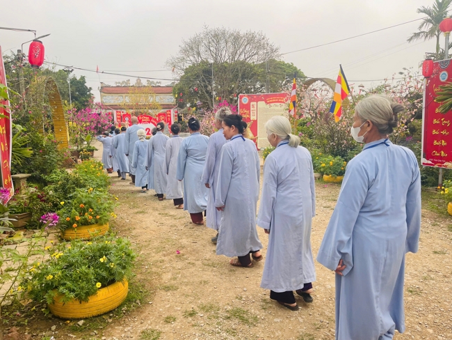 CHÙA ĐỐNG CAO - THANH HOÁ: KHAI KHOÁ TU NIỆM PHẬT MỘT NGÀY ĐẦU NĂM BÍNH NGỌ.