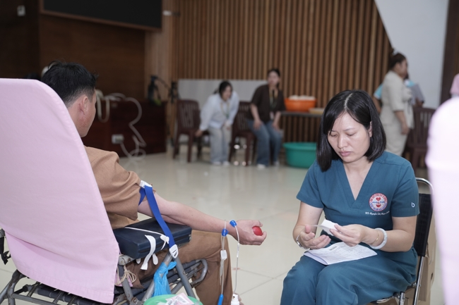 Chương trình Hiến máu nhân đạo - Chùa Hoằng Pháp