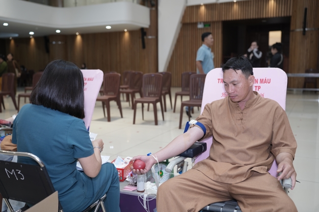 Chương trình Hiến máu nhân đạo - Chùa Hoằng Pháp