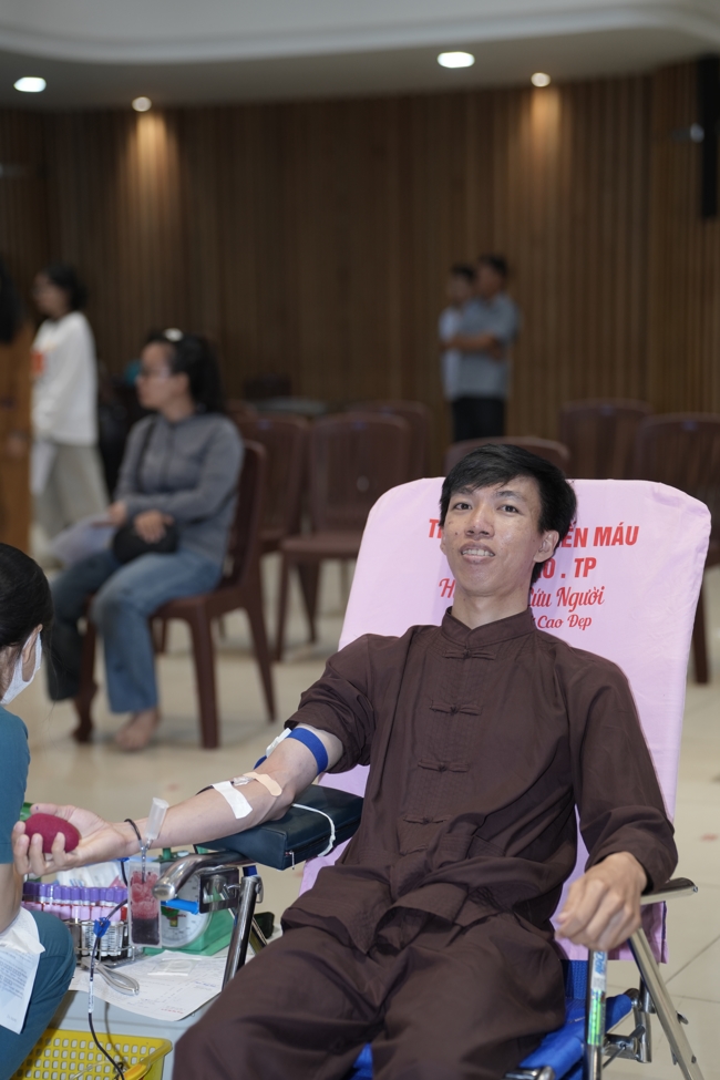 Chương trình Hiến máu nhân đạo - Chùa Hoằng Pháp