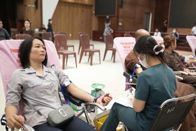 Chương trình Hiến máu nhân đạo - Chùa Hoằng Pháp