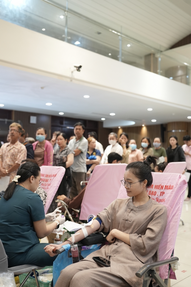 Chương trình Hiến máu nhân đạo - Chùa Hoằng Pháp