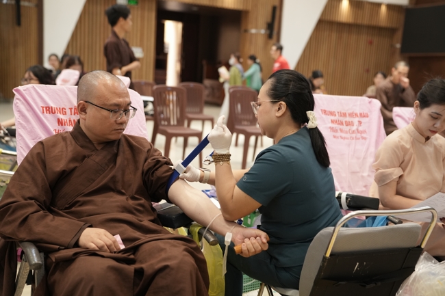 Chương trình Hiến máu nhân đạo - Chùa Hoằng Pháp