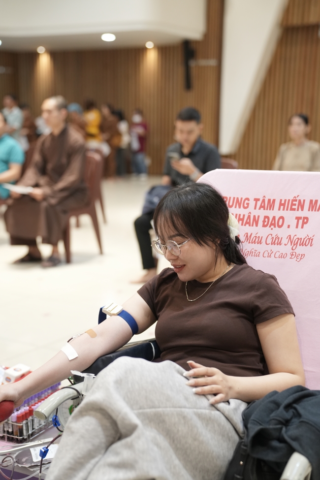 Chương trình Hiến máu nhân đạo - Chùa Hoằng Pháp