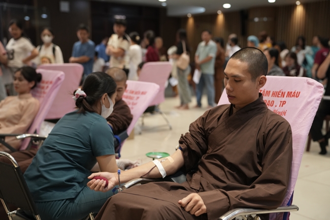 Chương trình Hiến máu nhân đạo - Chùa Hoằng Pháp