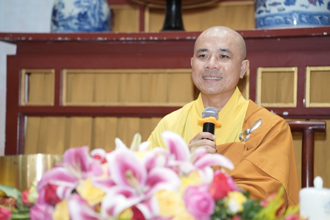 The 1st Three-Jewel Refuge ceremony in 2026 at Hoang Phap pagoda