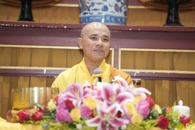 The 1st Three-Jewel Refuge ceremony in 2026 at Hoang Phap pagoda