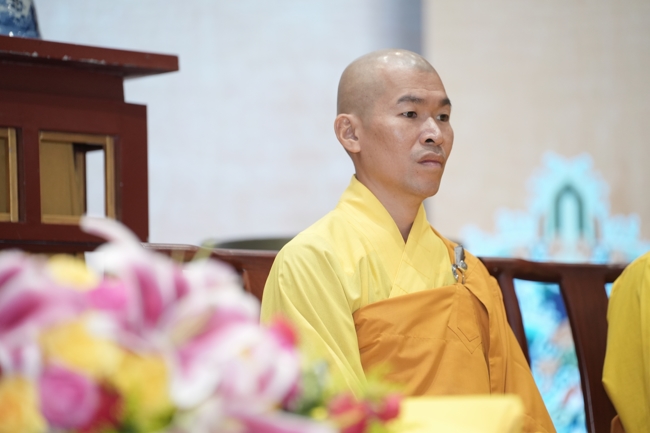 The 1st Three-Jewel Refuge ceremony in 2026 at Hoang Phap pagoda