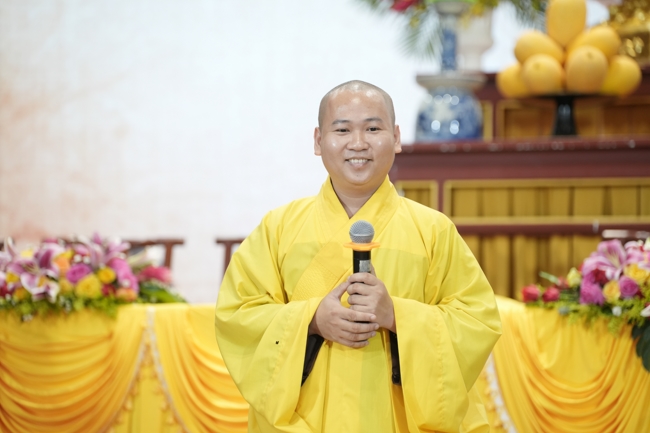 The 1st Three-Jewel Refuge ceremony in 2026 at Hoang Phap pagoda