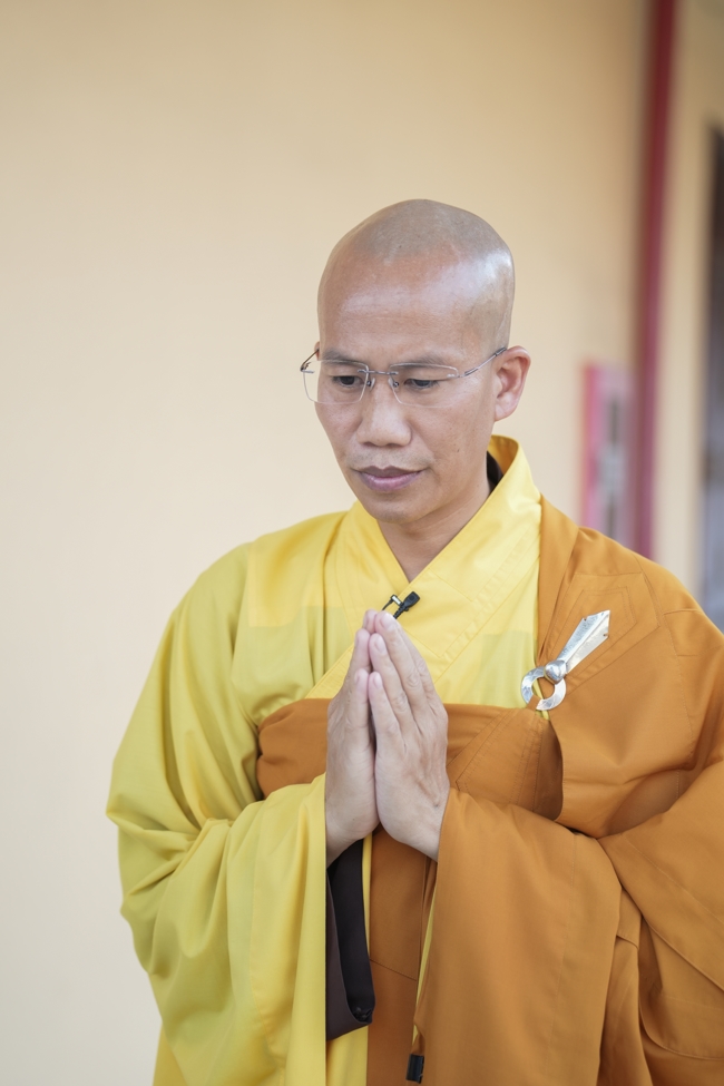 The 1st Three-Jewel Refuge ceremony in 2026 at Hoang Phap pagoda