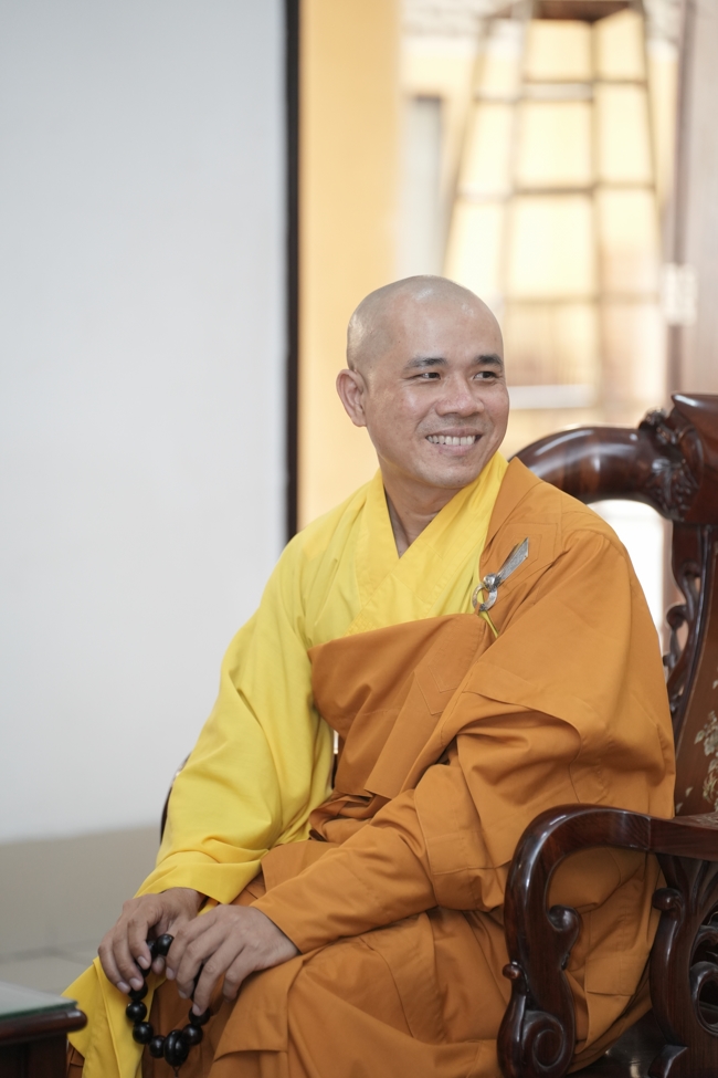 The 1st Three-Jewel Refuge ceremony in 2026 at Hoang Phap pagoda