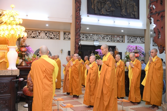 Repentance ceremony on Feb. 29th, year of the Horse at Hoang Phap pagoda