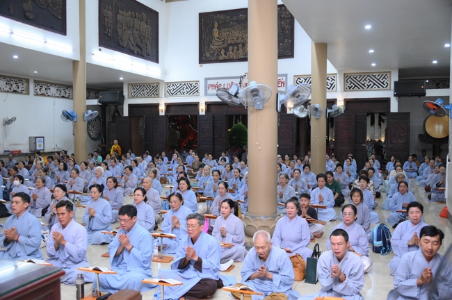Repentance ceremony on Feb. 29th, year of the Horse at Hoang Phap pagoda