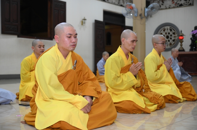 Repentance ceremony on Feb. 29th, year of the Horse at Hoang Phap pagoda
