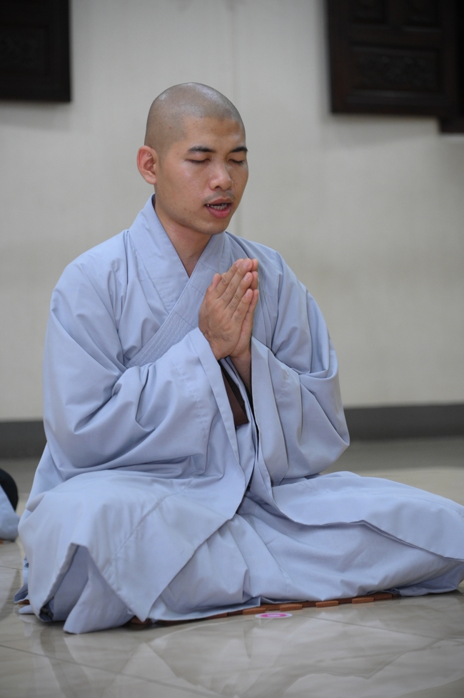 Repentance ceremony on Feb. 29th, year of the Horse at Hoang Phap pagoda