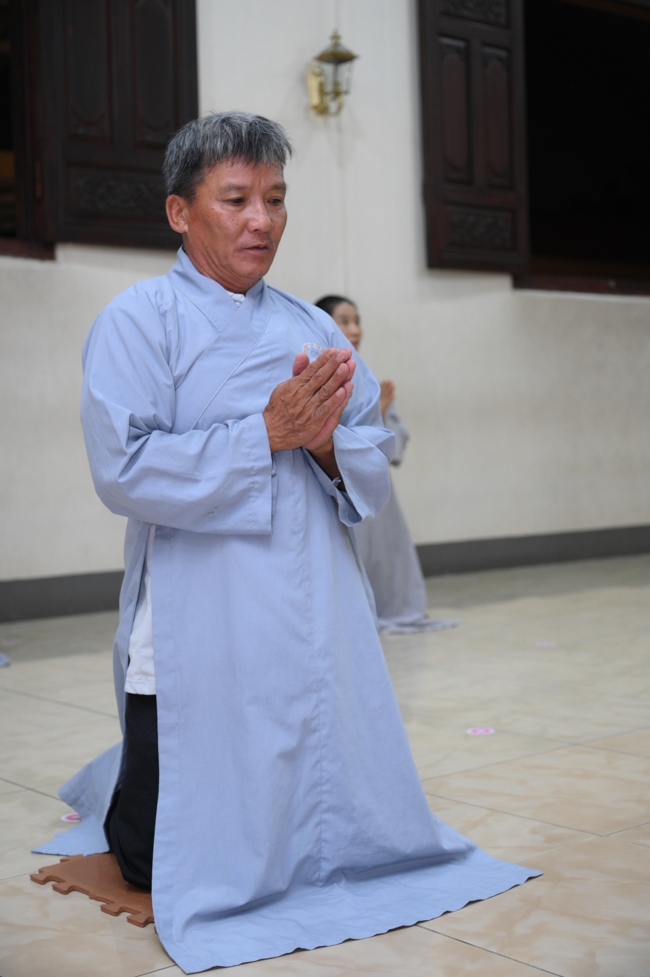 Repentance ceremony on Feb. 29th, year of the Horse at Hoang Phap pagoda