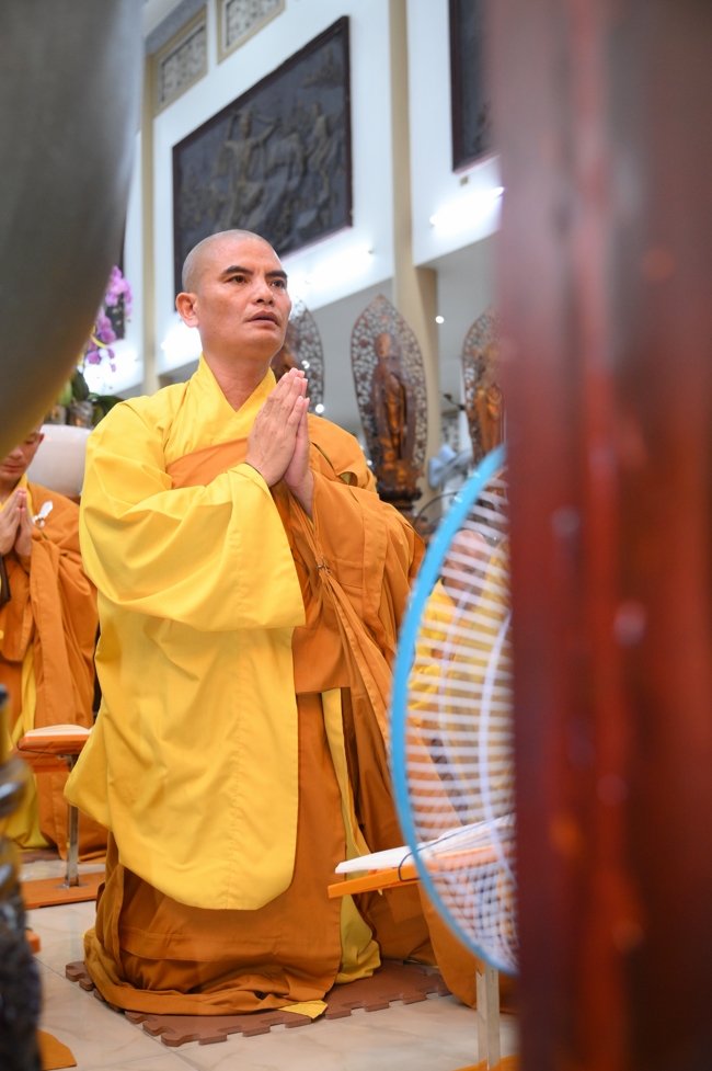 Repentance ceremony on Feb. 29th, year of the Horse at Hoang Phap pagoda