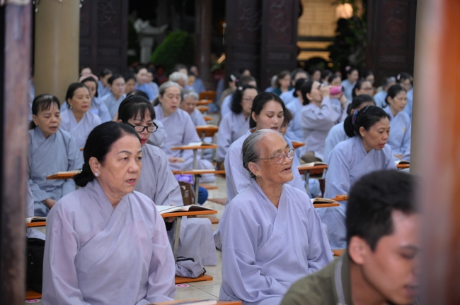 Repentance ceremony on Feb. 29th, year of the Horse at Hoang Phap pagoda