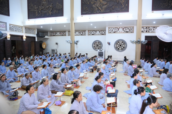 Repentance ceremony on Feb. 29th, year of the Horse at Hoang Phap pagoda