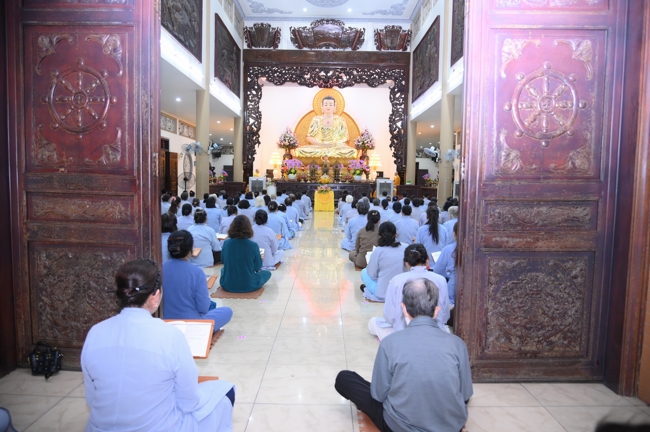 Repentance ceremony on Feb. 29th, year of the Horse at Hoang Phap pagoda