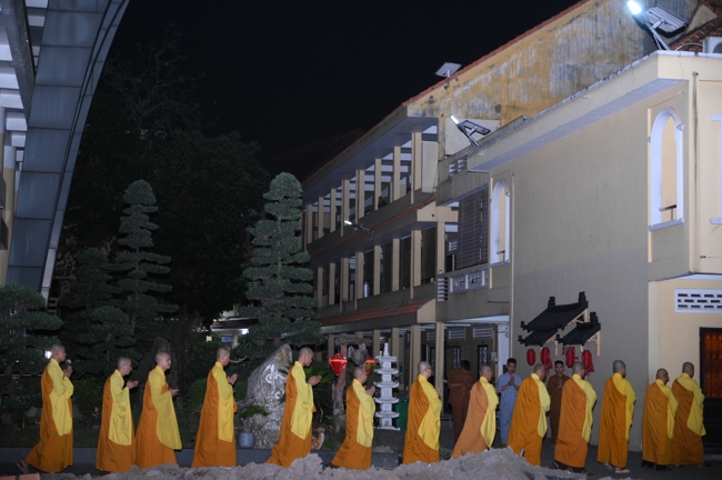 Repentance ceremony on Feb. 29th, year of the Horse at Hoang Phap pagoda