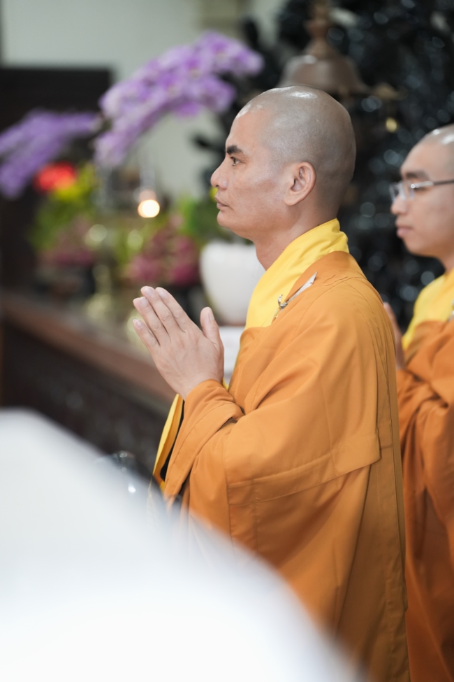 Repentance ceremony on Feb. 29th, year of the Horse at Hoang Phap pagoda