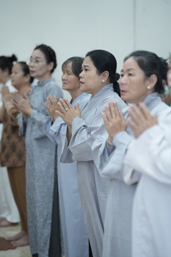 Repentance ceremony on Feb. 29th, year of the Horse at Hoang Phap pagoda