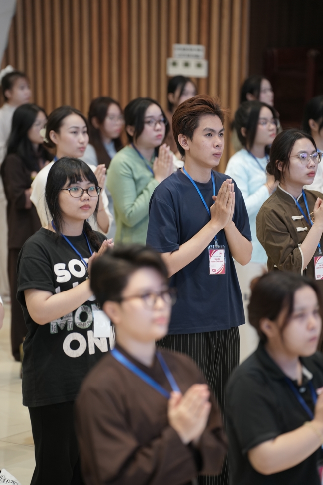 Khóa tu sinh viên “Hướng về Phật pháp”.