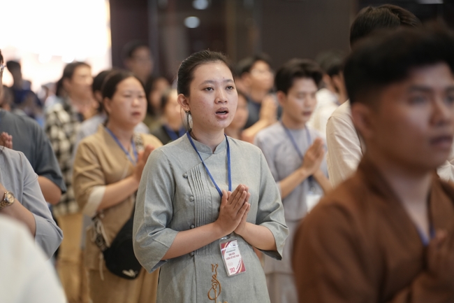 Khóa tu sinh viên “Hướng về Phật pháp”.