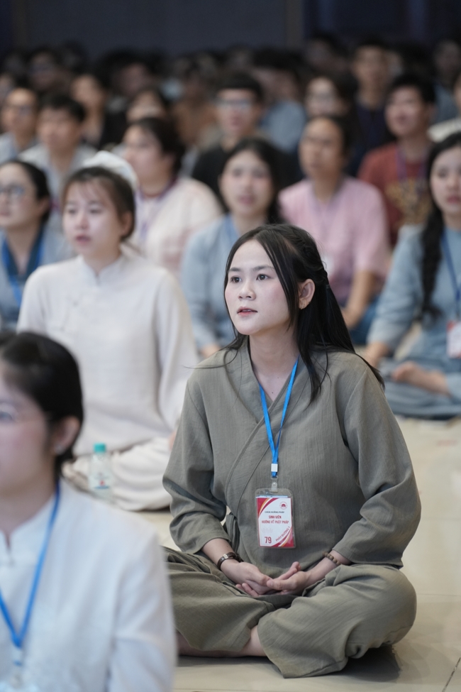 Khóa tu sinh viên “Hướng về Phật pháp”.