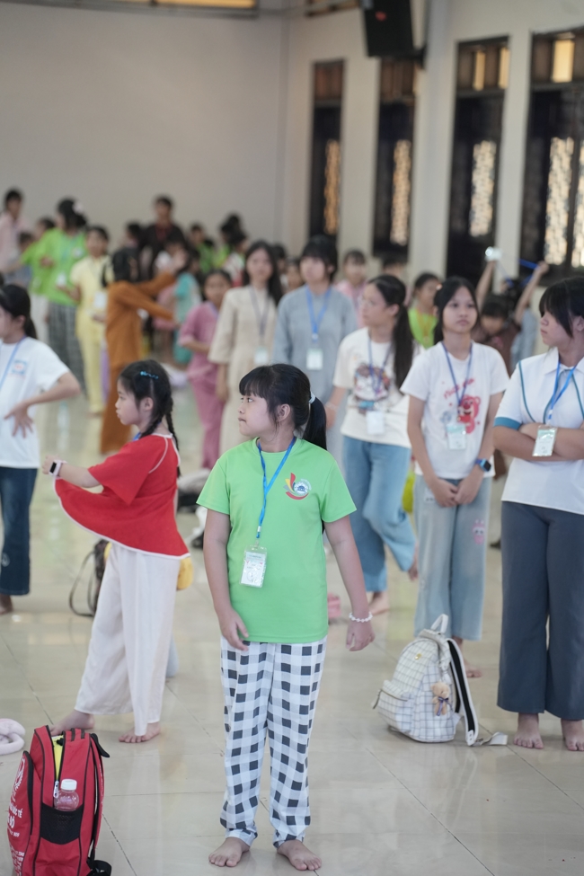 Khoá tu thiếu nhi “Em về bên Phật” lần 73.