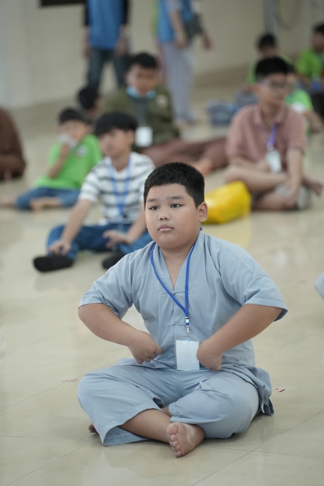 Khoá tu thiếu nhi “Em về bên Phật” lần 73.