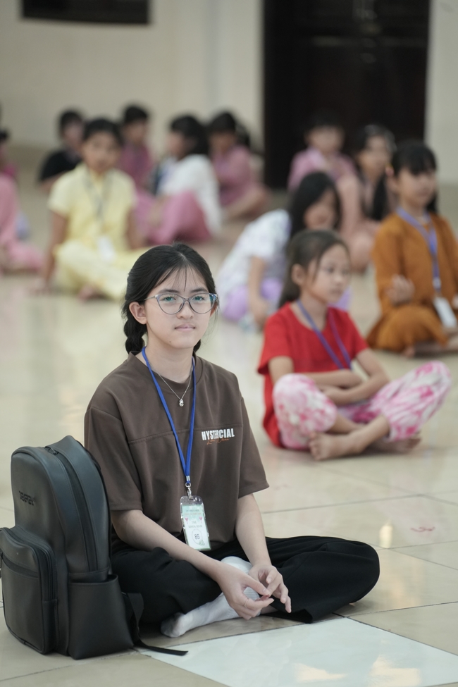 Khoá tu thiếu nhi “Em về bên Phật” lần 73.