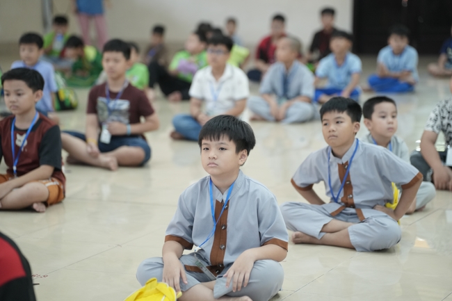 Khoá tu thiếu nhi “Em về bên Phật” lần 73.