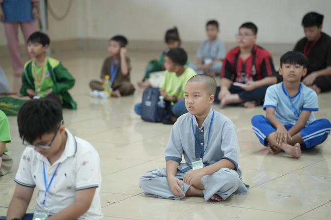 Khoá tu thiếu nhi “Em về bên Phật” lần 73.