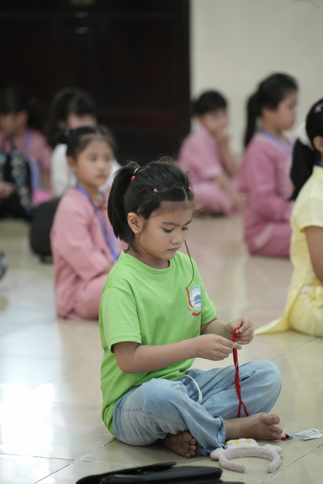 Khoá tu thiếu nhi “Em về bên Phật” lần 73.