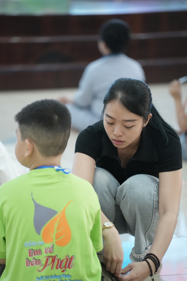 Khoá tu thiếu nhi “Em về bên Phật” lần 73.