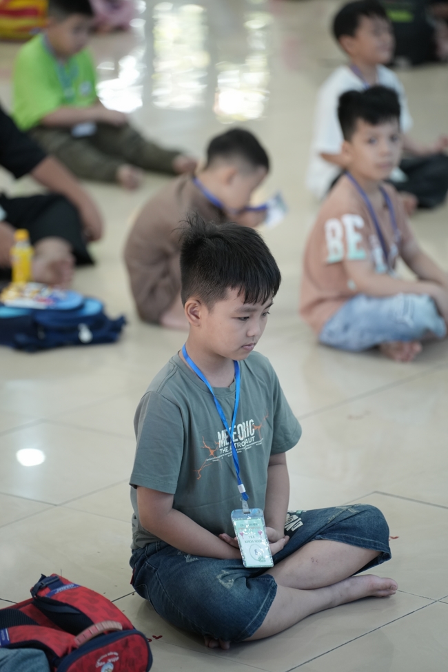 Khoá tu thiếu nhi “Em về bên Phật” lần 73.