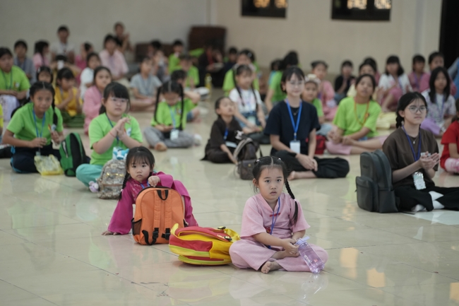 Khoá tu thiếu nhi “Em về bên Phật” lần 73.