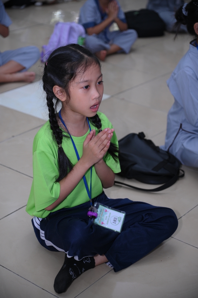 Khoá tu thiếu nhi “Em về bên Phật” lần 73.