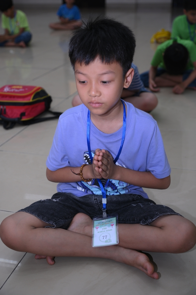 Khoá tu thiếu nhi “Em về bên Phật” lần 73.