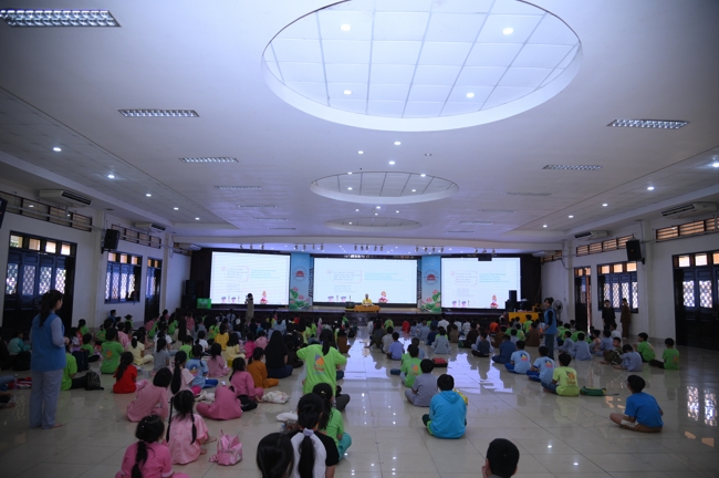 Khoá tu thiếu nhi “Em về bên Phật” lần 73.